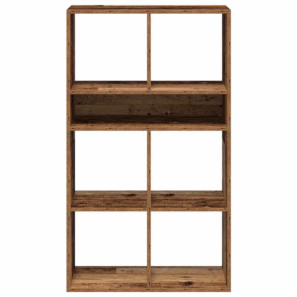Libreria Legno Antico 66x31x112 cm in Legno Multistrato