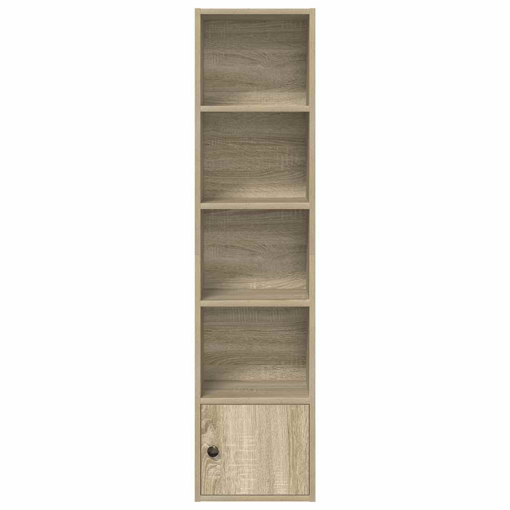 Libreria Rovere Sonoma 31x24x127 cm in Legno Multistrato