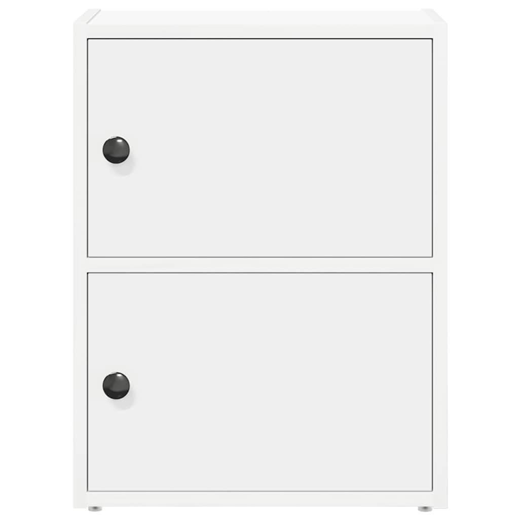 Libreria Bianca 40x24x52 cm in Legno Multistrato