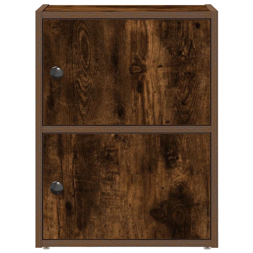 Libreria Rovere Fumo 40x24x52 cm in Legno Multistrato