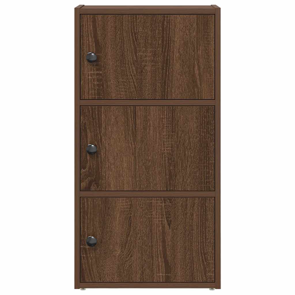 Libreria Rovere Marrone 40x24x77 cm in Legno Multistrato