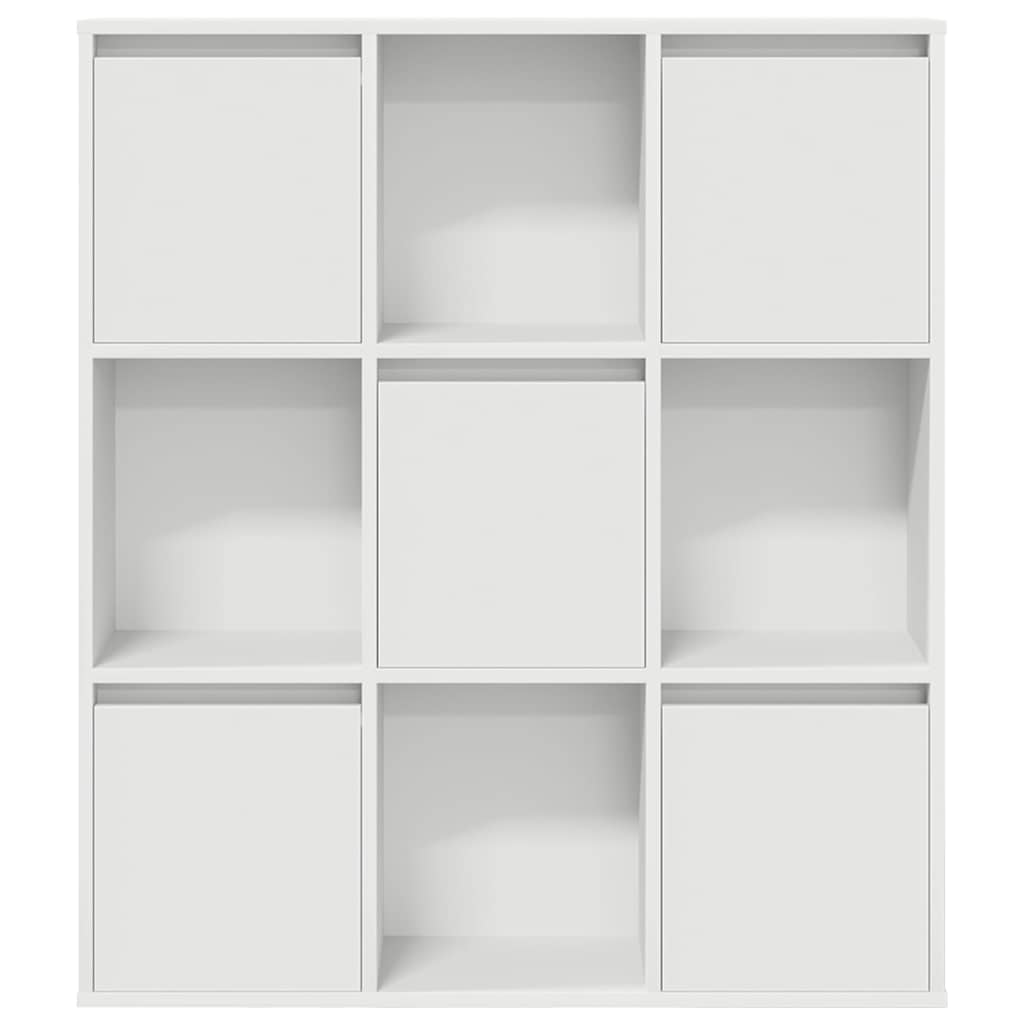 Libreria Bianca 89x24x101,5 cm in Legno Multistrato