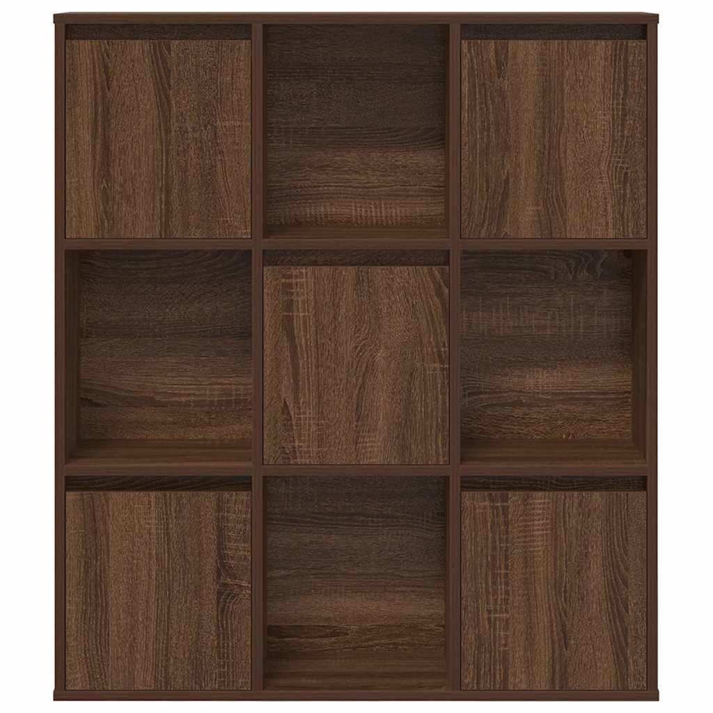 Libreria Rovere Marrone 89x24x101,5 cm in Legno Multistrato