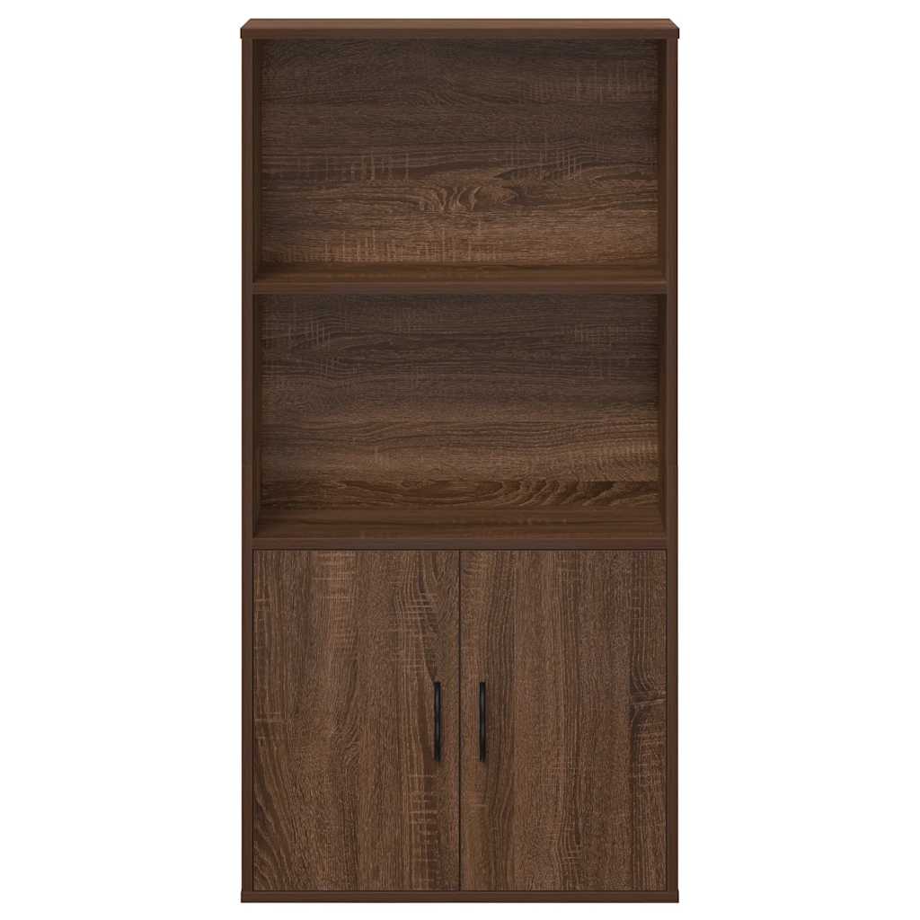 Libreria Rovere Marrone 60x24x120 cm in Legno Multistrato