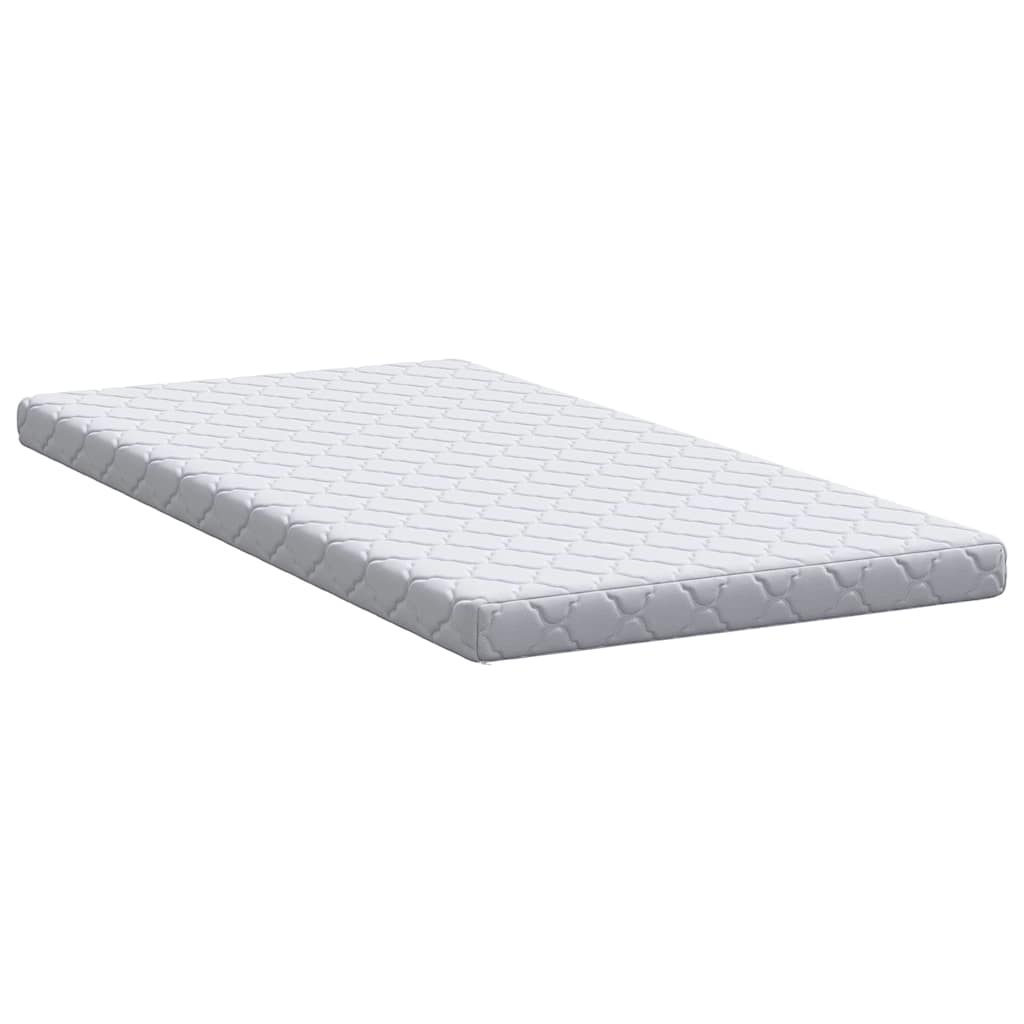 Materasso Bianco 90 x 200 cm Tessuto Jacquard