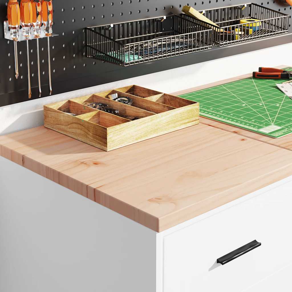 Armadietto da Garage Bianco 40x51x85 cm Legno Massello di Pino