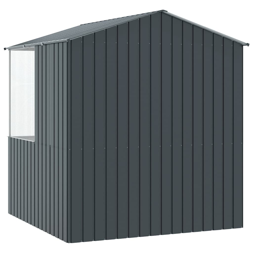 Gabbia per uccelli Antracite 215 x 209 x 230 cm Acciaio zincato