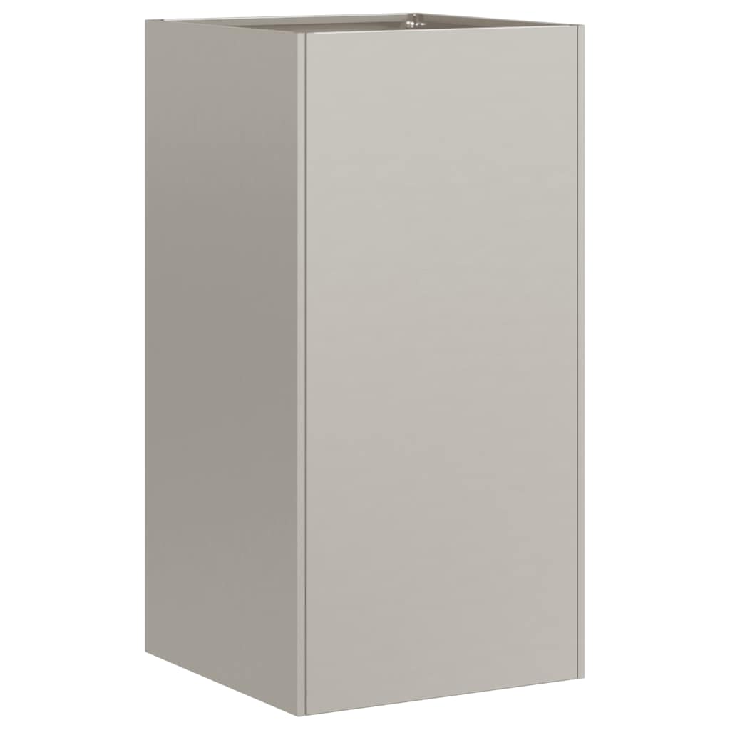 Fioriera Arrugginita 40x40x80 cm in Acciaio Corten