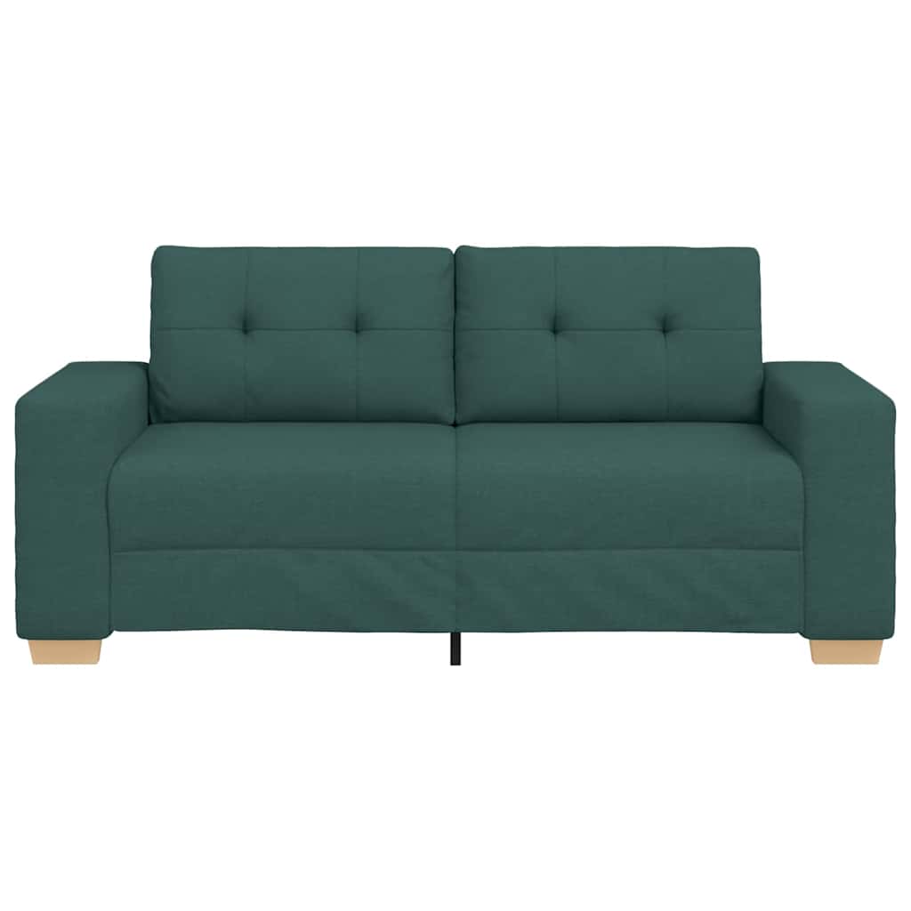 Divano Divanetto Verde Scuro 140 cm in Tessuto