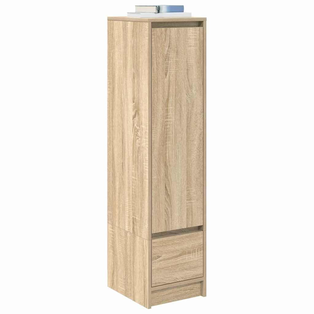 Credenza Rovere Sonoma 29,5x34x119,5 cm in Legno Multistrato