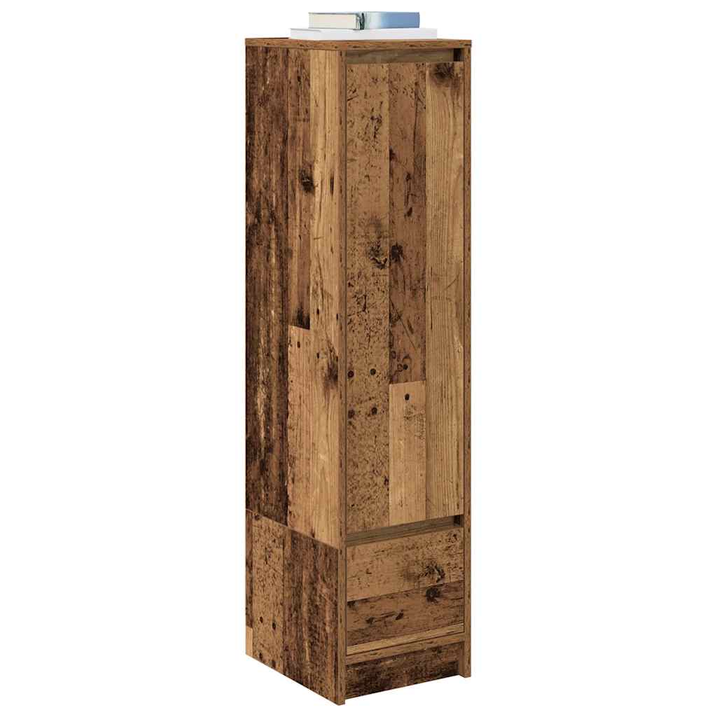 Credenza Legno Antico 29,5x34x119,5 cm in Truciolato