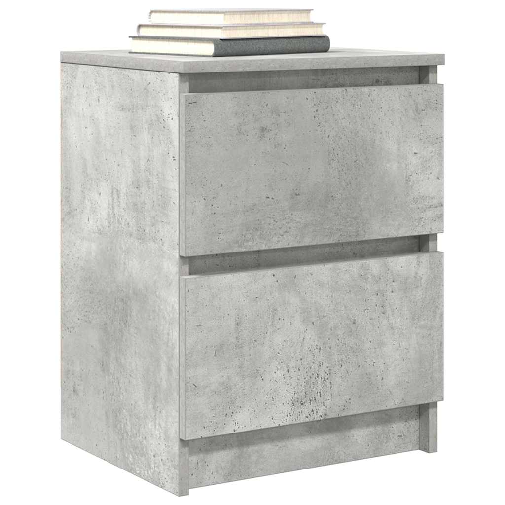 Mobile Porta TV Grigio Cemento 40x35x54 cm in Legno Multistrato