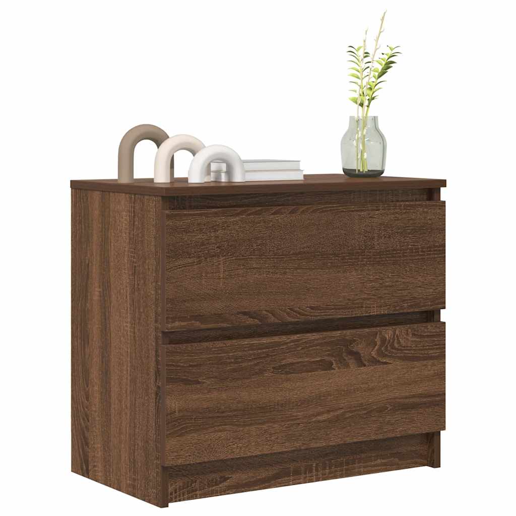 Mobile TV Rovere Marrone 60x35x54 cm in Legno Multistrato