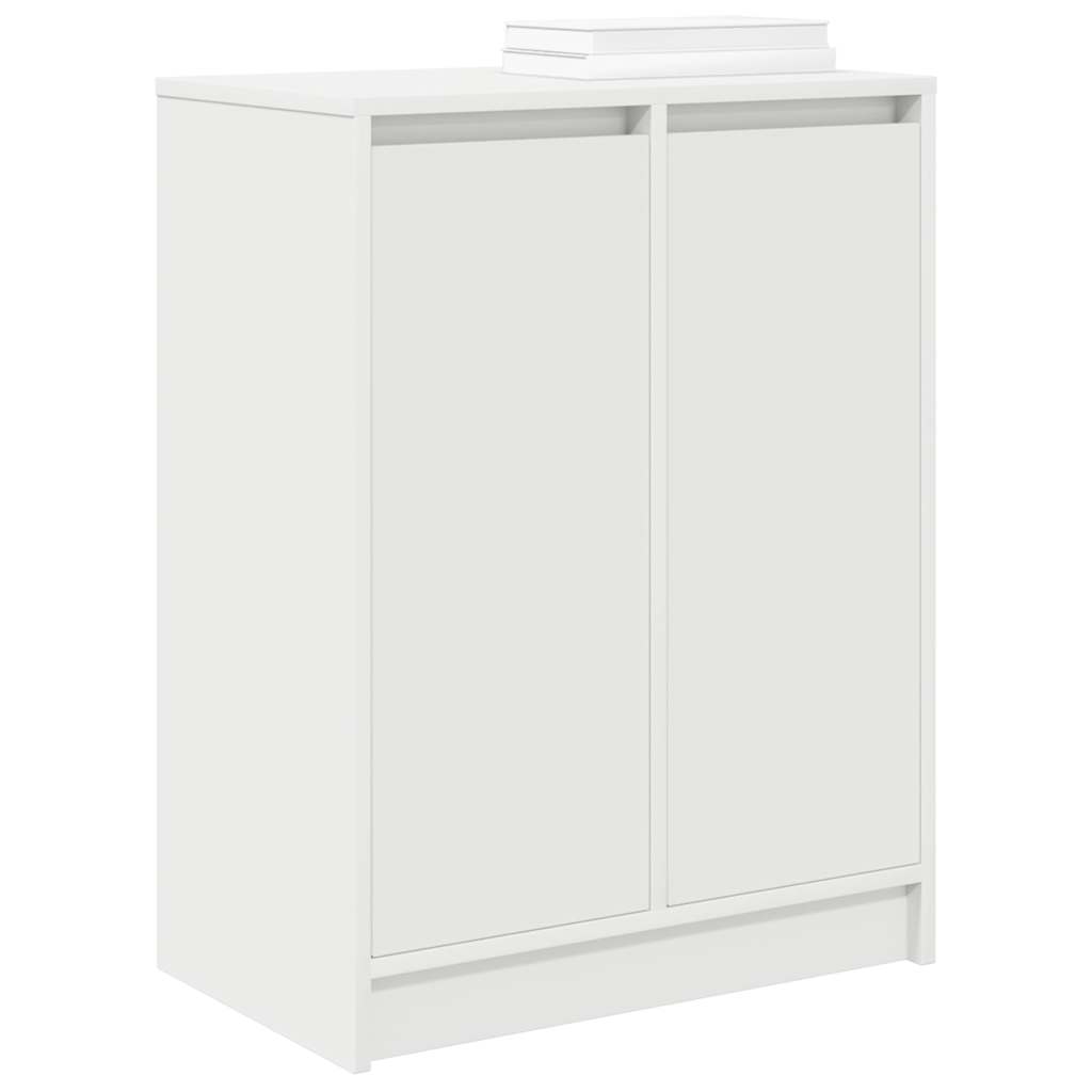 Scarpiera Bianca 57x34x76 cm in Legno Multistrato