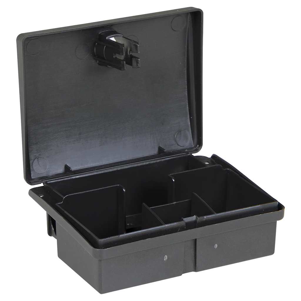 Trappole per Topi 5 pz Nere 13x10x4 cm