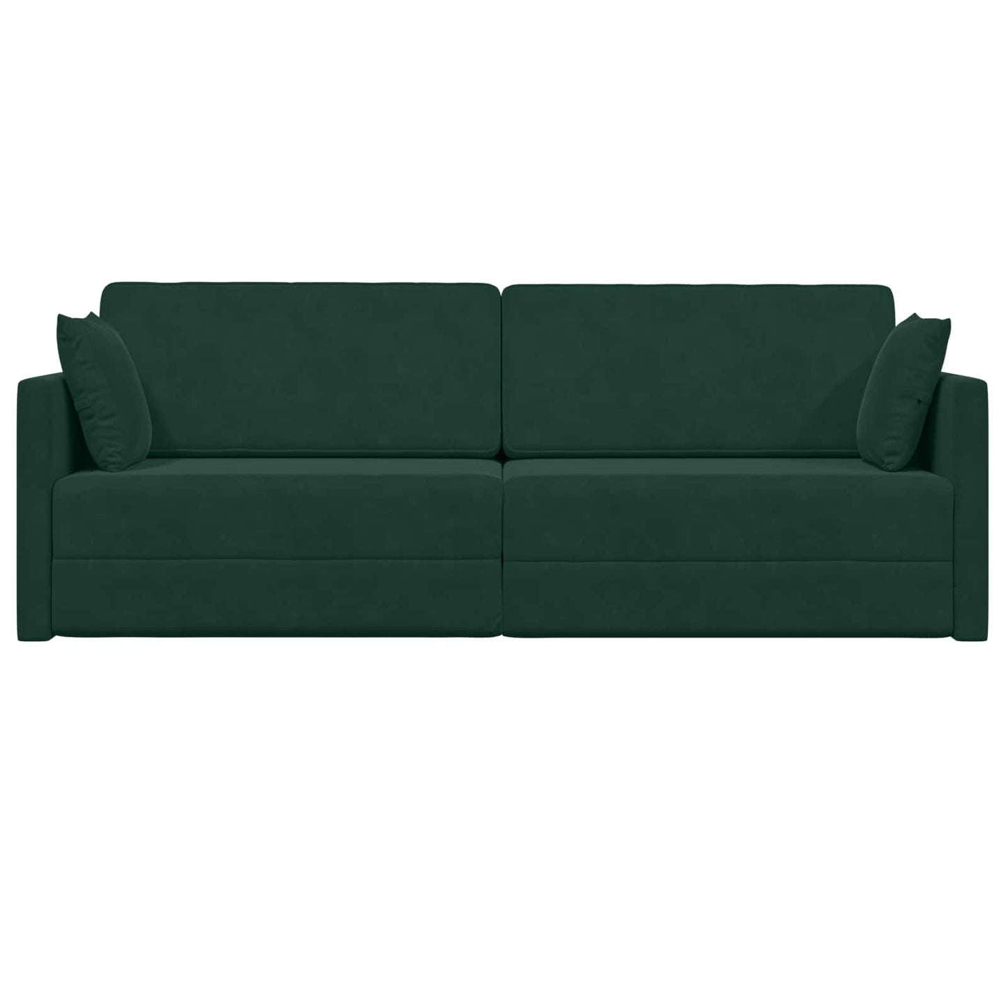 Divano-letto da pavimento 200cm Verde Scuro Velluto