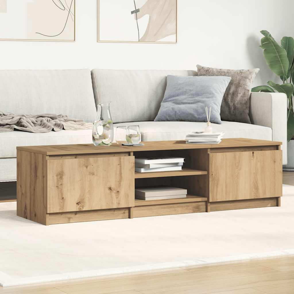 Mobile Porta TV Rovere Artigianale 140x40x36 cm Multistrato