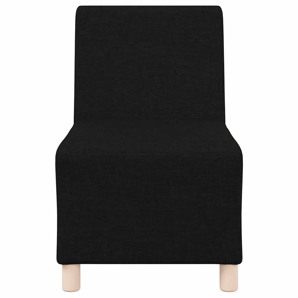 Divano Sedia Nera 55 cm in Tessuto