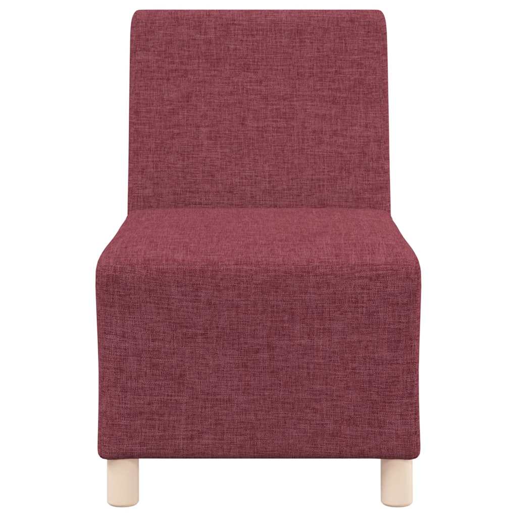 Divano Sedia Rosso Vino 55 cm in Tessuto