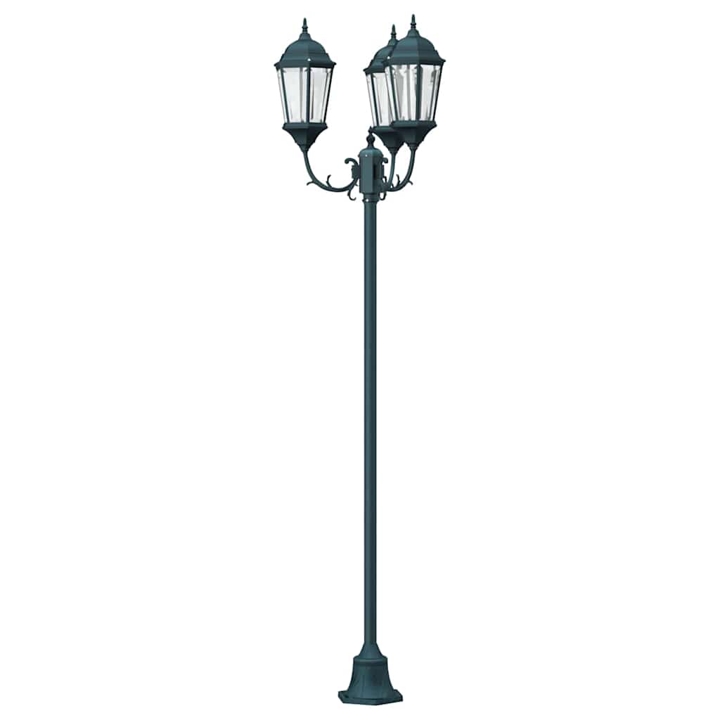 Luce da Giardino Verde vintage spazzolato 57 x 49 x 241 cm
