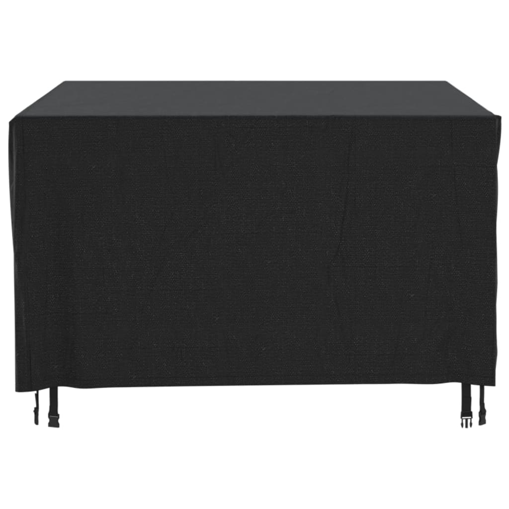 Copri Mobili Giardino 2pz Nera 225x143x90 cm Impermeabile 420D