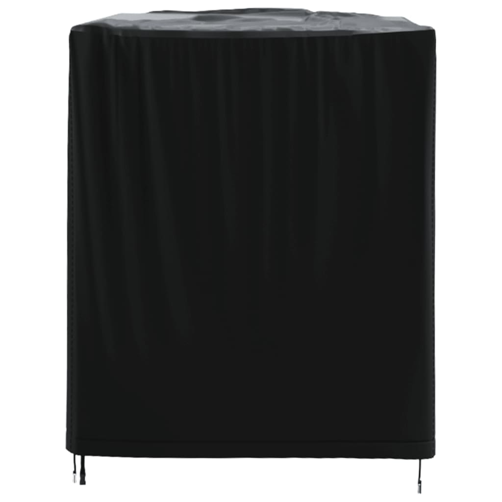 Copri Mobili Giardino 2pz Nera 180x70x90 cm Impermeabile 420D
