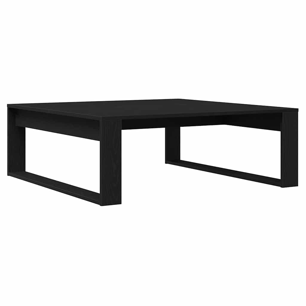 Tavolino da salotto Rovere Nero 100 x 100 x 35 cm