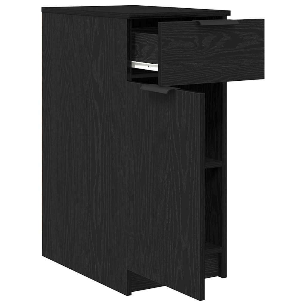 Mobile per Ufficio Rovere Nero 33 x 50 x 75 cm