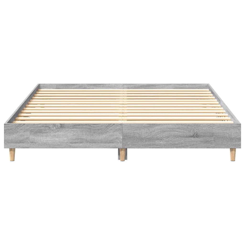 Giroletto senza Materasso Grigio Sonoma 150x200 cm Truciolato
