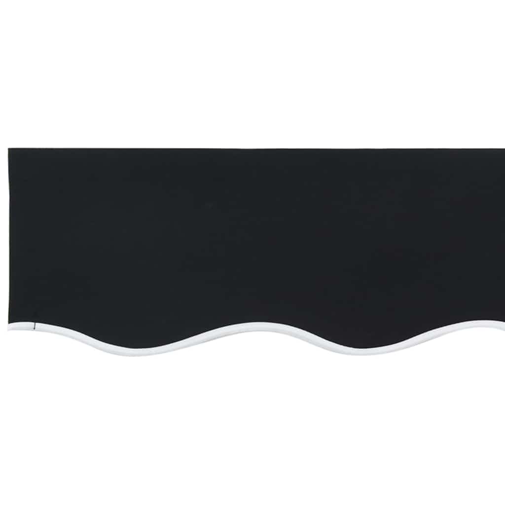 Tenda a Braccio Nero 580 x 20 cm Tela