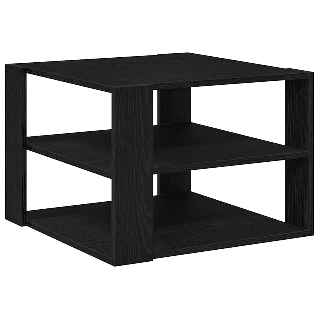 Tavolino da salotto Rovere Nero 58 x 58 x 40 cm