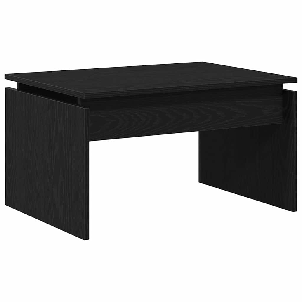Tavolino da salotto Rovere Nero 68 x 50 x 38 cm
