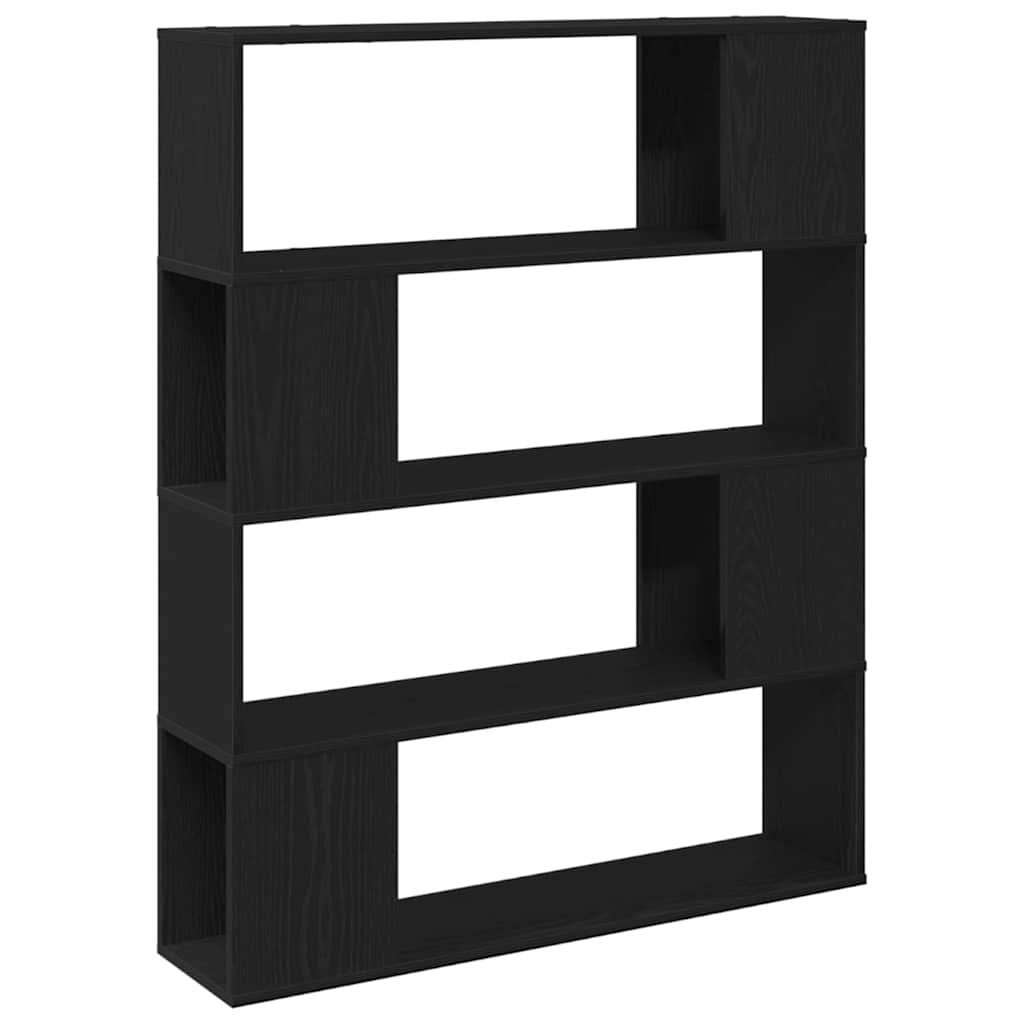 Set mobile TV Rovere Nero 100 x 24 x 124,5 cm Legno multistrato