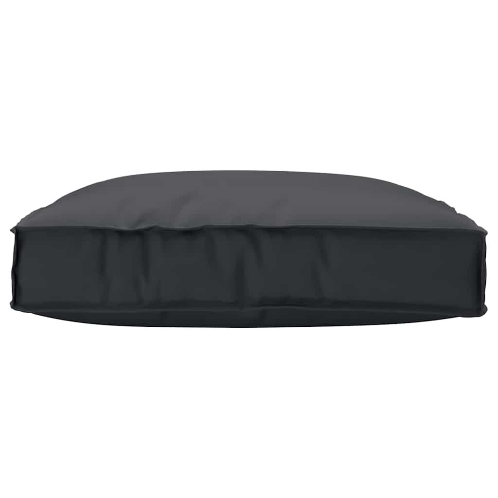 Cuscino Nero 80 x 80 x 12 cm Tessuto Oxford