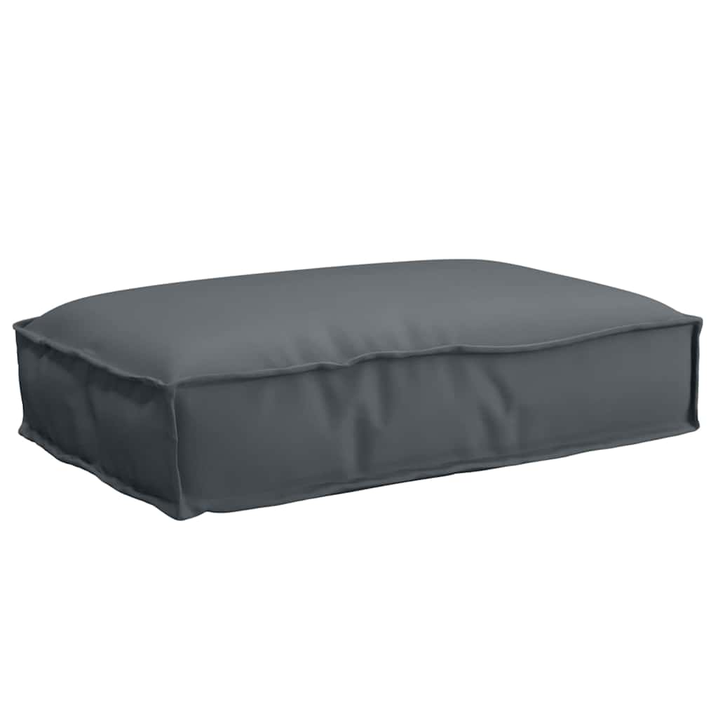 Cuscino Antracite 60 x 40 x 8 cm Tessuto Oxford