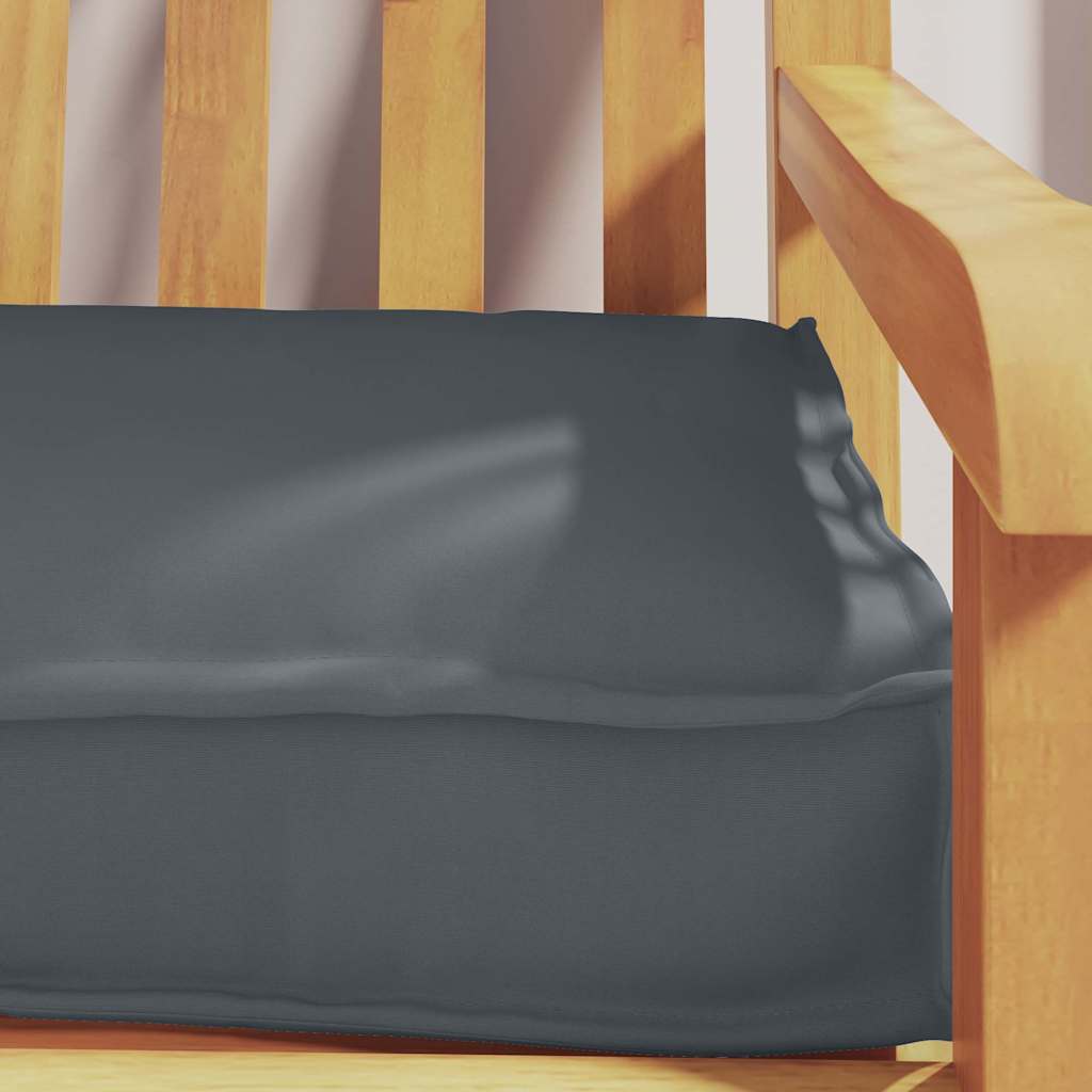 Cuscino per pallet Antracite 200 x 40 x 8 cm Tessuto Oxford