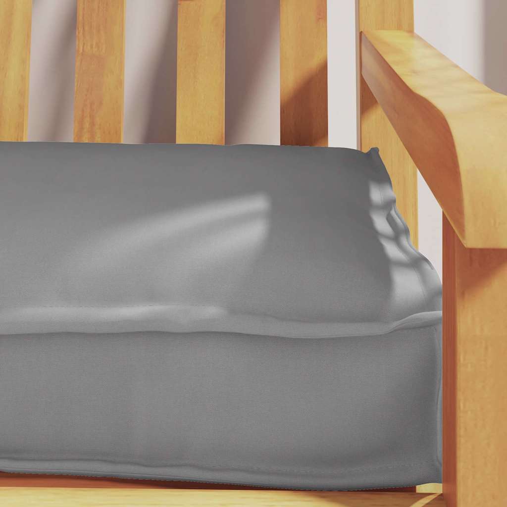 Set di Cuscini per Pallet 2 pcs Grigio 180 x 40 x 8 cm