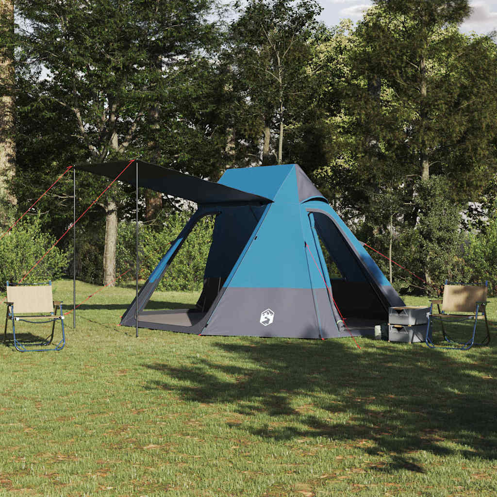 Tenda da campeggio con tetto Blu 482 x 360 x 227 cm taffetÃ