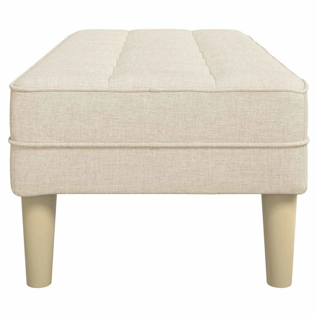 panchina con cuscino Tela 113 x 57 x 39 cm Tessuto