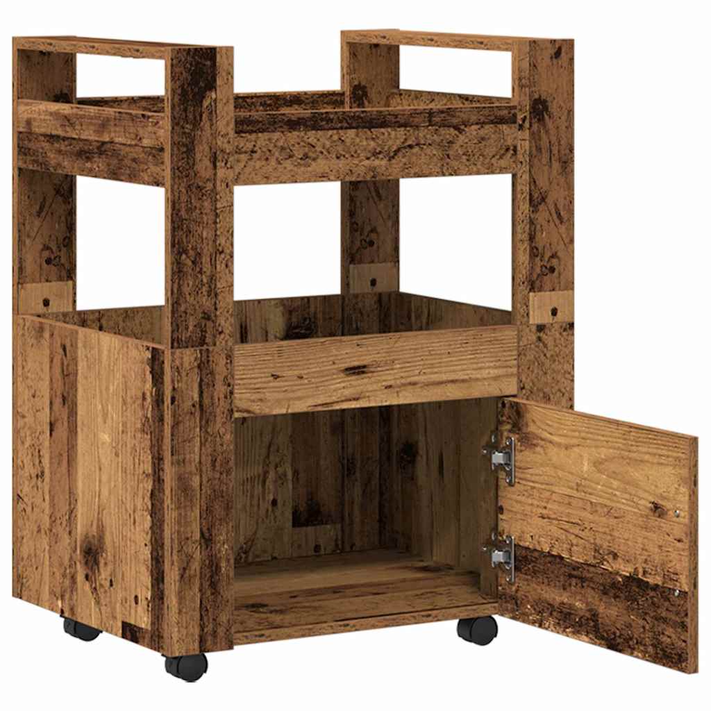 Carrello da Cucina Legno vecchio 60 x 45 x 80 cm
