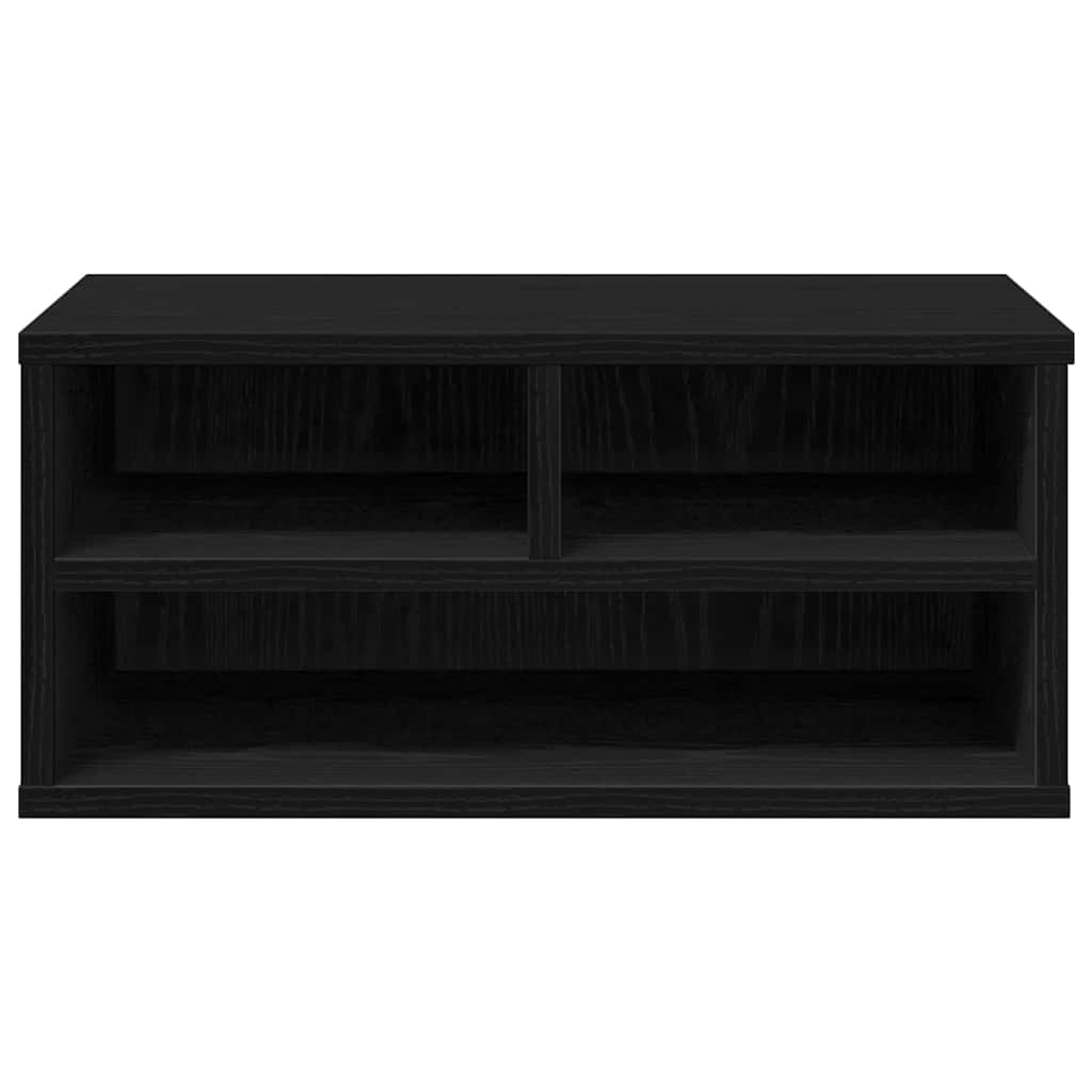 Supporto per Stampante Rovere Nero 49 x 40 x 22.5 cm
