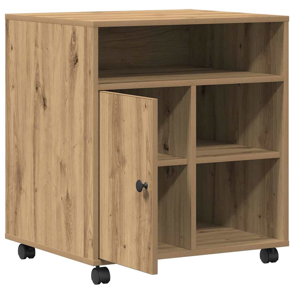 Supporto per Stampante rovere artigianale 60 x 50 x 67 cm