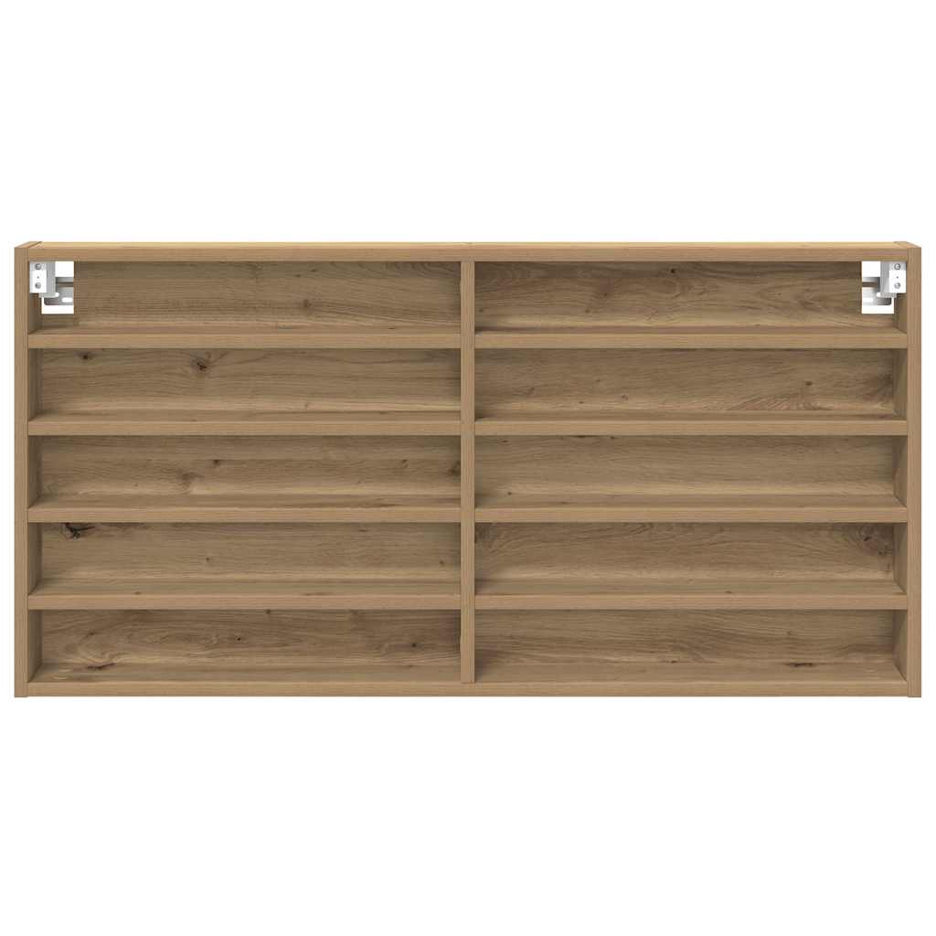 Vetrina Rovere artigianale 100 x 8,5 x 50 cm Legno multistrato