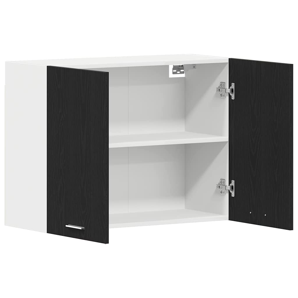 Armadio pensile Lyon Rovere Nero 80 x 31 x 60 cm