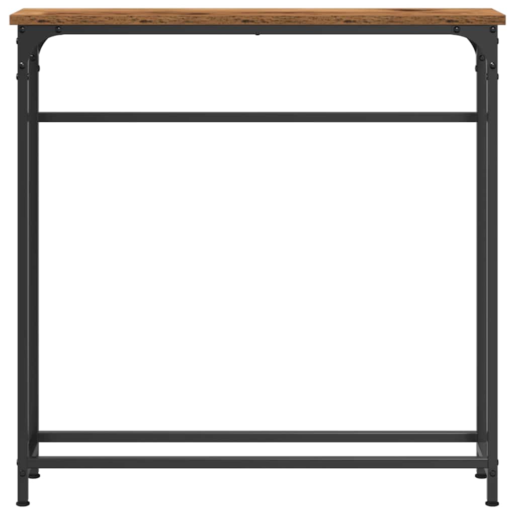 Tavolo consolle con lo scaffale Legno vecchio 75 x 19,5 x 75 cm