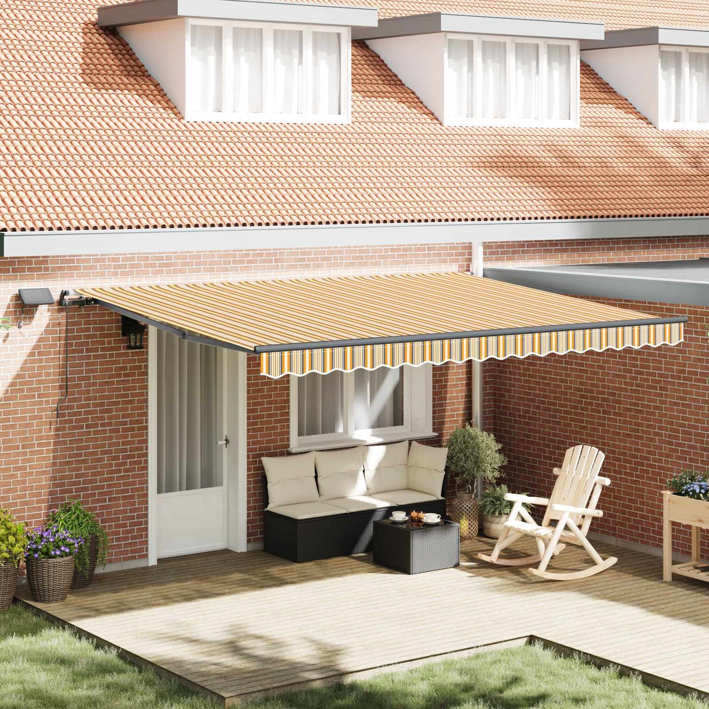 Tenda Retrattile Multicolore 450 ×300 cm Tessuto