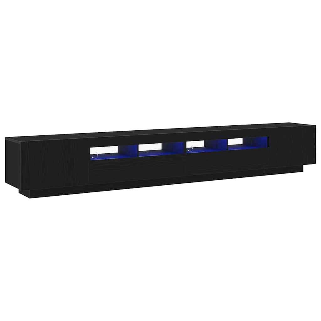 Set mobile TV 3 pcs Nero 260 x 35 x 40 cm Legno multistrato