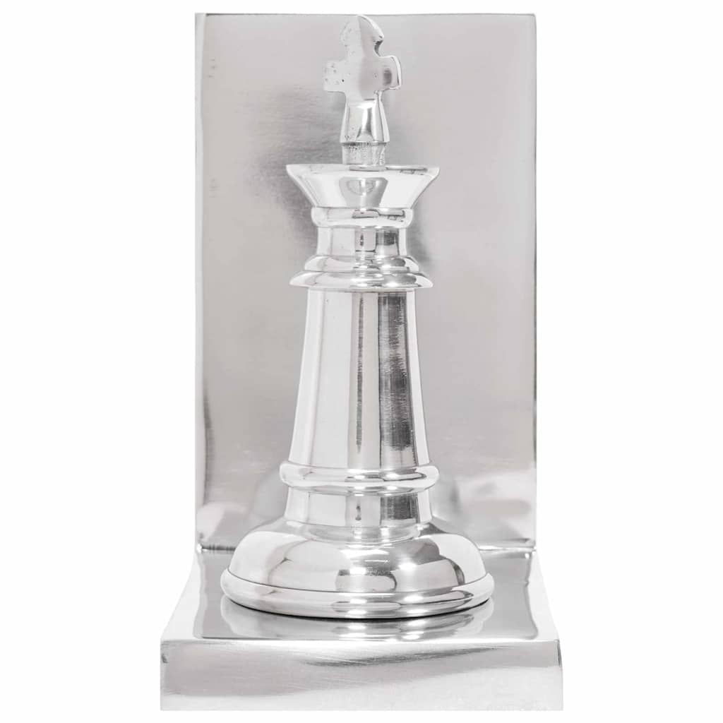 Fermalibri 2 pcs Argento 11 x 12 x 19,5 cm Alluminio