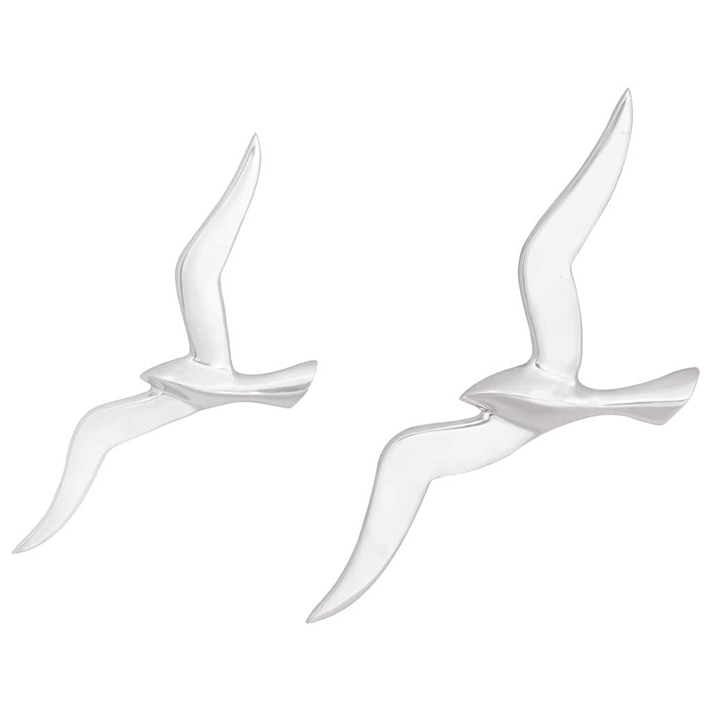 Gabbiano 2 pcs Argento Alluminio