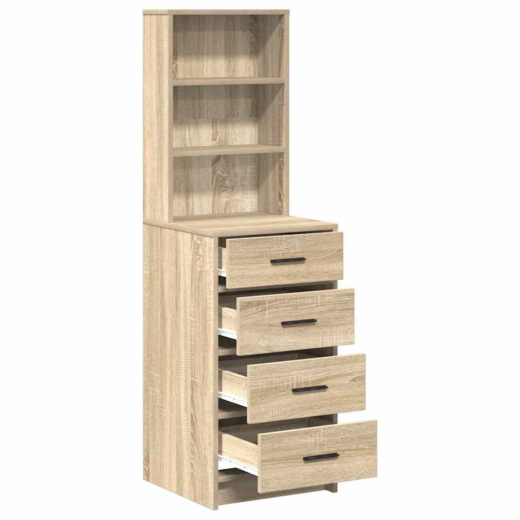 Credenza rovere sonoma 40 x 41 x 135 cm Legno multistrato
